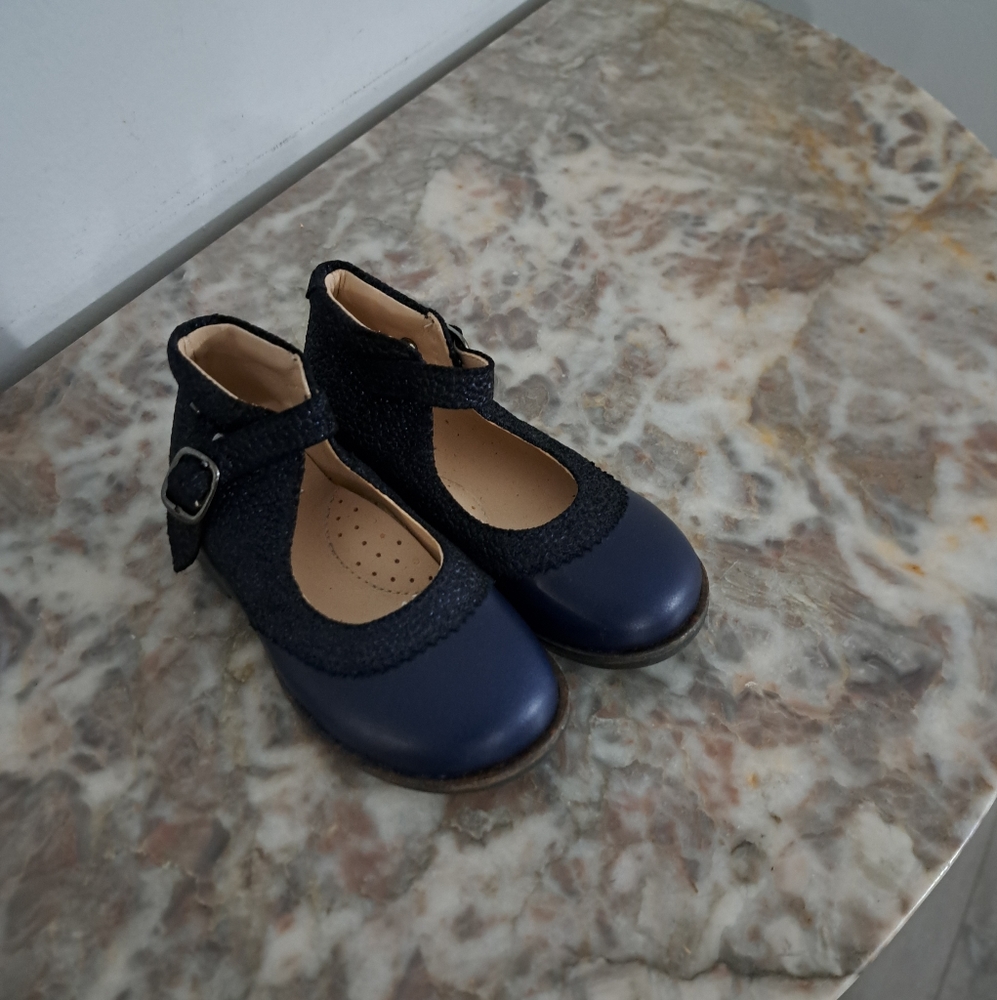Manuela de Juan Kids Girls Blue Dress Shoes Size 22 (US 6.5) New Unboxed